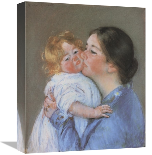 Global Gallery GCS-372621-16-142 16 in. A Kiss for Baby Anne 1897 Art 