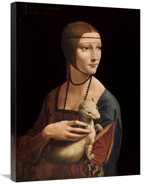 Global Gallery GCS-277249-30-142 30 in. Portrait of Cecilia Gallerani 