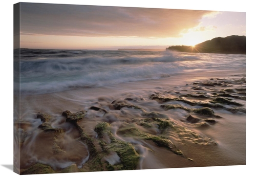 Global Gallery GCS-452040-2432-142 24 x 32 in. Waioli Beach, Hanal