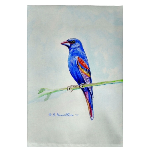 Main Betsy Drake GT825 20 x 20 in. Blue Grosbeak Guest Towel image