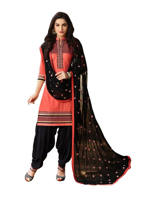 Generic Women's Cotton Salwar Material Beige and