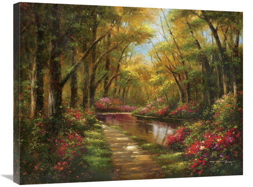 Global Gallery GCS-131287-2432-142 24 x 32 in. Enchanted Creek I Art P