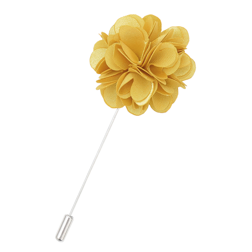 Plain Satin Lapel Pin - Gold