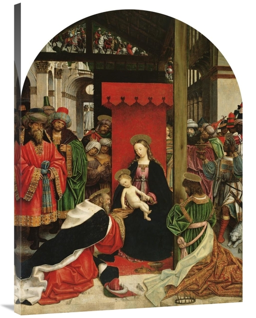 Global Gallery GCS-456789-3040-142 30 x 40 in. Adoration of the Magi A