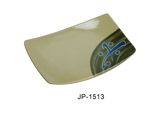 Yanco JP-1513 Japanese Sushi Rectangular Plate