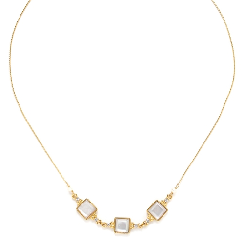 Franck Herval Louise 3 Squares Necklace