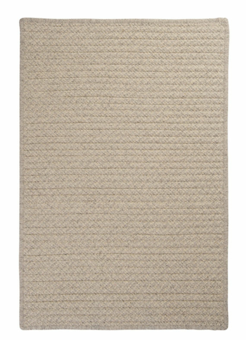 Colonial Mills Rug HD31R096X096S Natural Wool Houndstooth - Cream 8 in