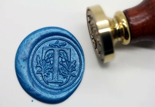 Alphabet Letter " T " Wax Seal Stamp , Sealing wax stamp, wax stamp