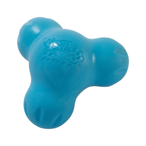 West Paw 8000408 Zogoflex Blue Tux Synthetic Rubber Dog Treat Toy & Di
