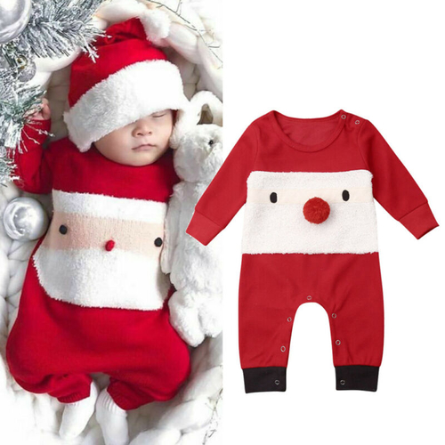 Pudcoco Autumn Christmas Infant kids Baby Boy Girl