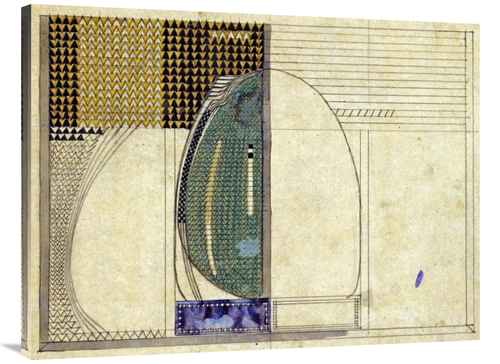 Global Gallery GCS-266802-40-142 40 in. Design, 1916 for W.J Basse