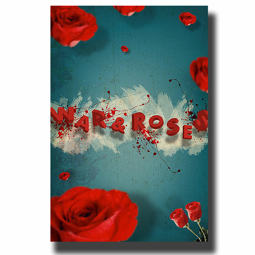 Artistic Home Gallery 2436U478IG War & Roses by Elo Marc Premium Galle