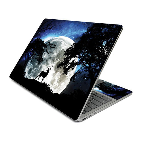 MightySkins MISURLAPGO20-Moonlight Deer Skin for Surface Laptop Go 202