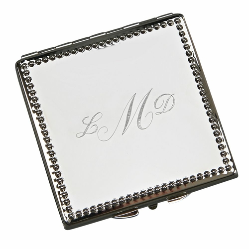 Creative Gifts International 002513 2.5 in. Beaded Border Square Shape