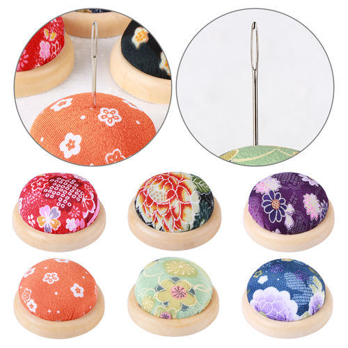 72*35mm Cute Ball Shaped Wooden bottom Needle