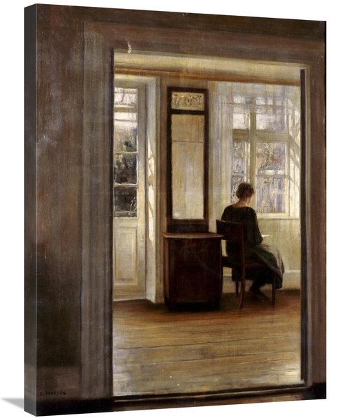 Global Gallery GCS-268113-30-142 30 in. A Lady in an Interior Art Prin