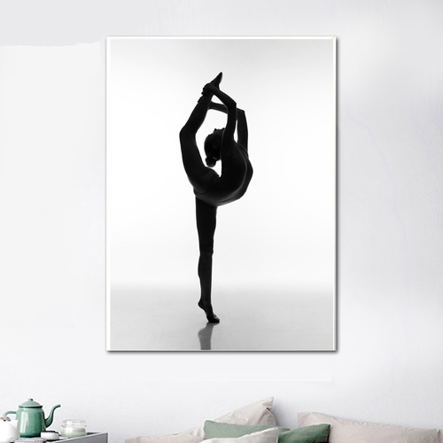 Canvas Art Print Gymnastics Girl Wall Painting Pop