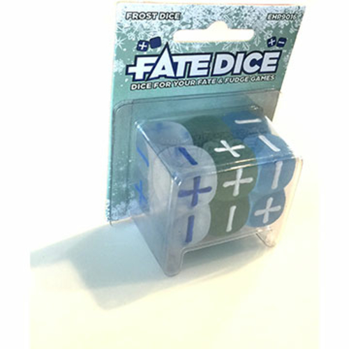 Evil Hat Productions- LLC 9016 Fate Dice - Frost Dice