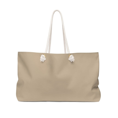 Weekender Tote Bag - Beige