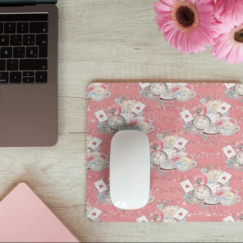 Main Wonderland Pattern Non-Slip Computer Mousepad Mouse Pad image