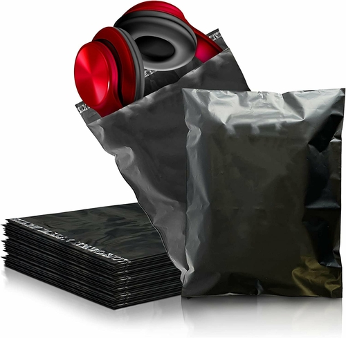 Pack of 1000 Black Poly Mailers 14.5 x 19 Large Shipping Bags for