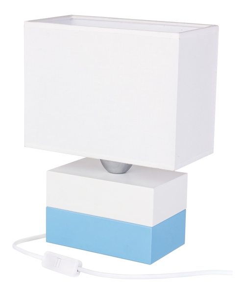 Table lamp Colorado blue and white