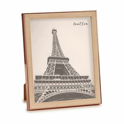 Photo frame Brown Copper Plastic Glass