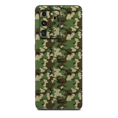 DecalGirl SGS20U-WCAMO Samsung Galaxy S20 Ultra Skin - Woodland Camo