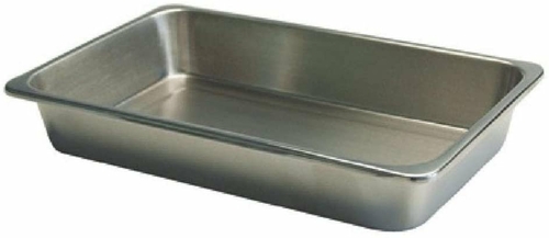 Stainless Steel Instrument Tray Without Cover 12 1/2 x 10 1/4 x 2 1/2.