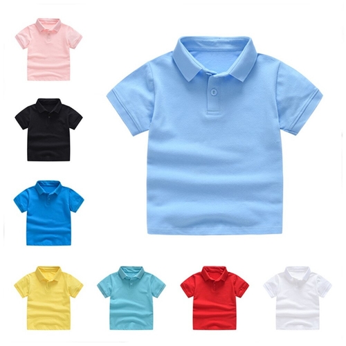 Spring Girls & Boys Short Sleeve T Shirts