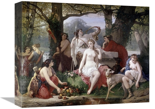 Global Gallery GCS-277395-16-142 16 in. Dianas Bath Art Print - Louis 