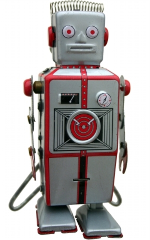 SHAN MS502A Collectible Tin Toy - Robot