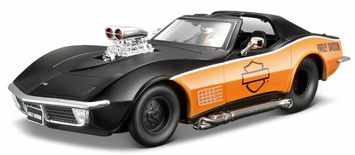 B2BReplicas MAI32193BKOR Maisto Harley-Davidson 1970 Chevrolet Corvett