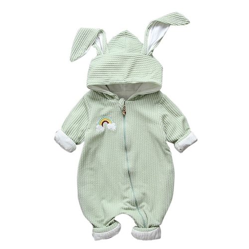 Kids Baby Boys Girls Hooded Romper Jumpsuit