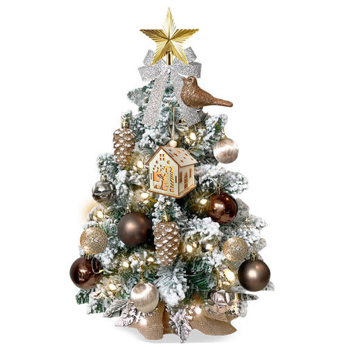 2ft Tabletop Christmas Tree with Light Artificial Small Mini Christmas