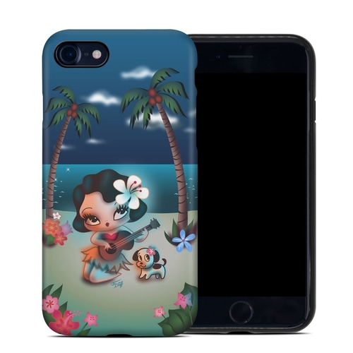 DecalGirl AIP7HC-HULANIGHT Apple iPhone 7 & 8 Hybrid Case - Hula Night