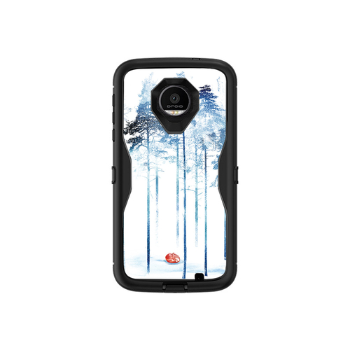 MightySkins MOZDED-Sleeping In The Woods Skin for Otterbox Moto Z Forc