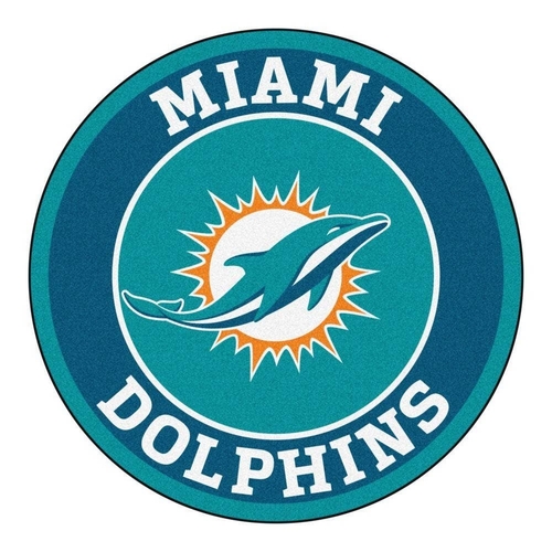 3 Inch Cloth Patch Miami Dolphins