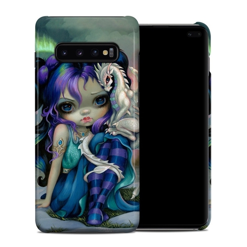 DecalGirl SGS10PCC-FROSTDRGNL Samsung Galaxy S10 Plus Clip Case - Fros