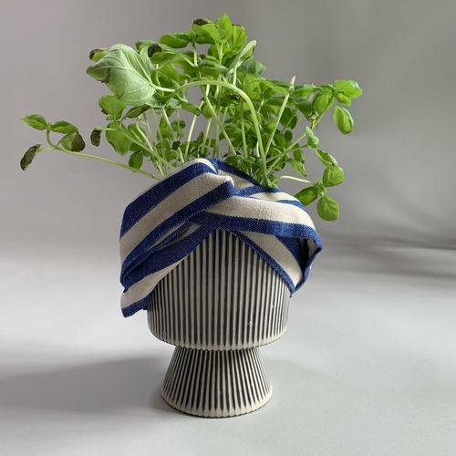 Handmade Headband Double Loop Ole | Blue