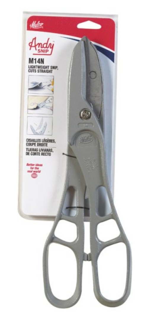 Malco Products M14 N Andy Aluminum Handled Snip  3.25 in. - Cut 14 in.