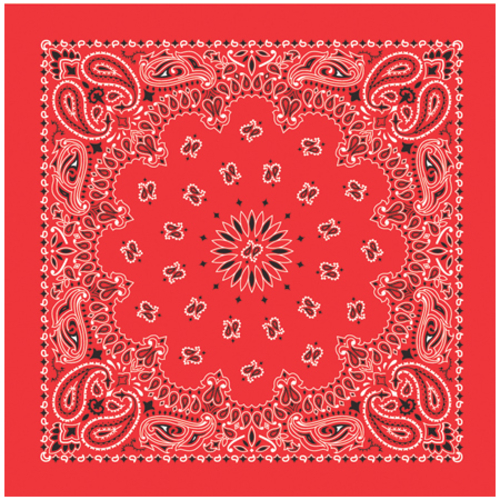 Liberty Mountain 518050 Bandanas with Hang Tag and UPC - Red
