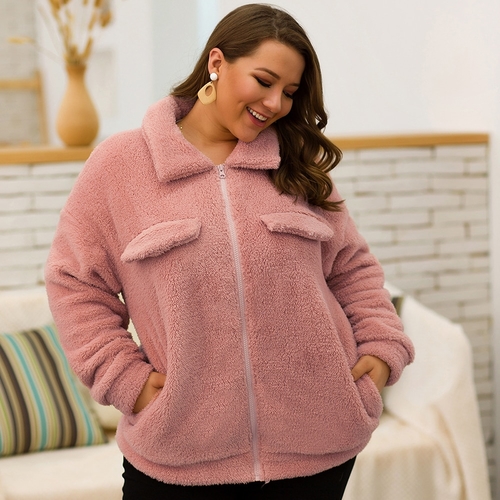  Autumn Winter Plus Size Coat Women Warm