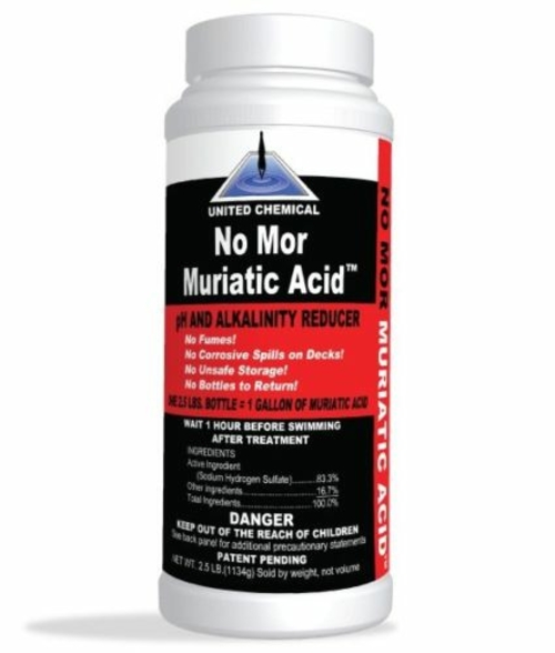 United Chemical MURAC12 1 gal No Mor Muriatic Acid, 2.5 lbs