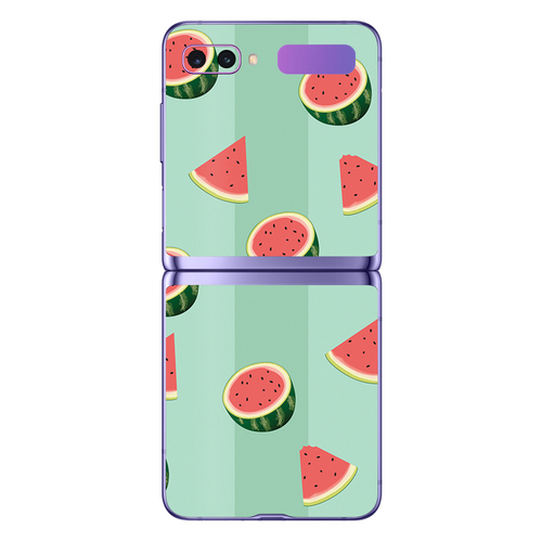 MightySkins SAZFL-Watermelon Patch Skin for Samsung Galaxy Z Flip - Wa