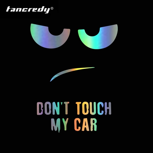 14.4*18cm Don't Touch My Car Stickers and Decals