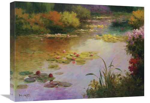 Global Gallery GCS-132408-1824-142 18 x 24 in. Water Lillies in Givern