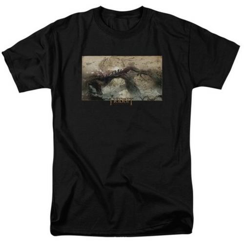 Trevco Hobbit-Epic Journey Short Sleeve Adult 18-1 Tee- Black - Medium