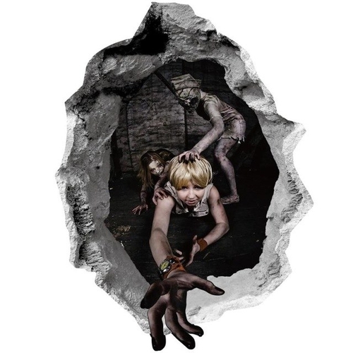 3D Halloween Horror Wall Sticker Removable