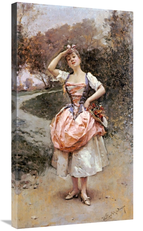 Global Gallery GCS-268439-36-142 36 in. A Country Maid Art Print - Rai